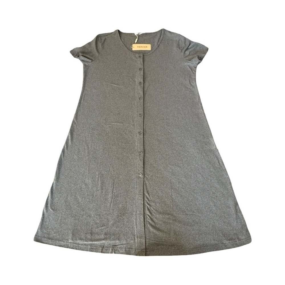 Ekouaer Gray Casual Top